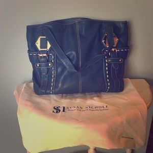 COPY - Susan Nichole blue large purse